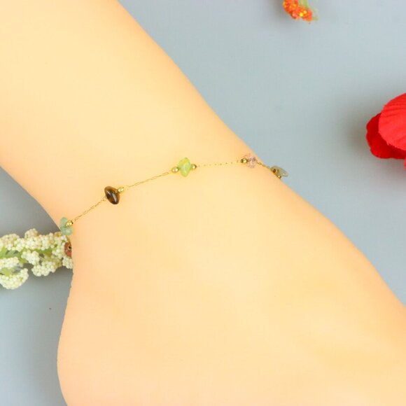 "Handmade Anklet – A Stylish Choice for Women, Thoughtful Gift Idea, EVCH1040 - Picture 8 of 9